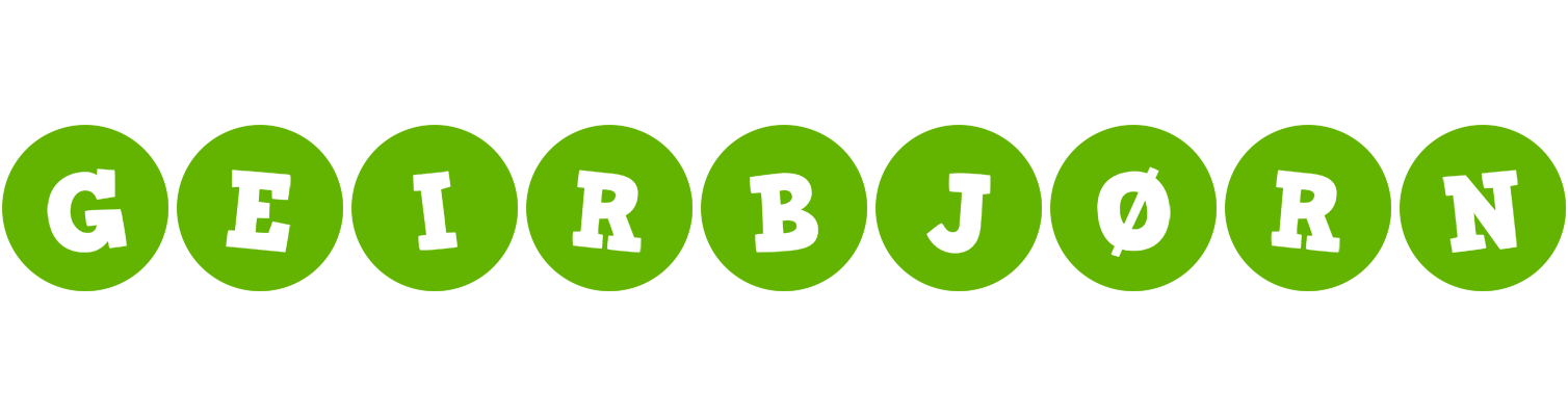 Geirbjørn games logo