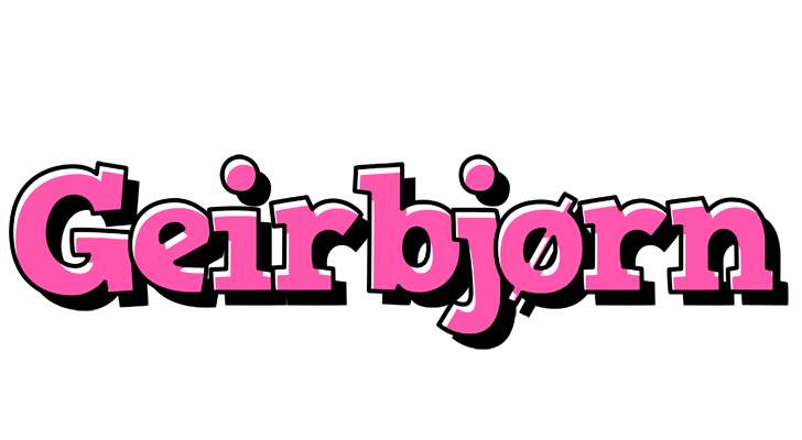 Geirbjørn girlish logo