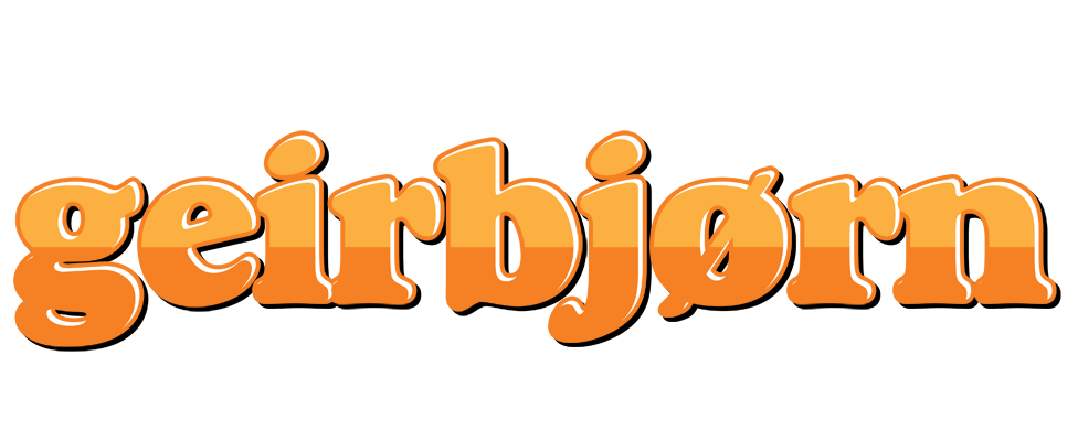 Geirbjørn orange logo