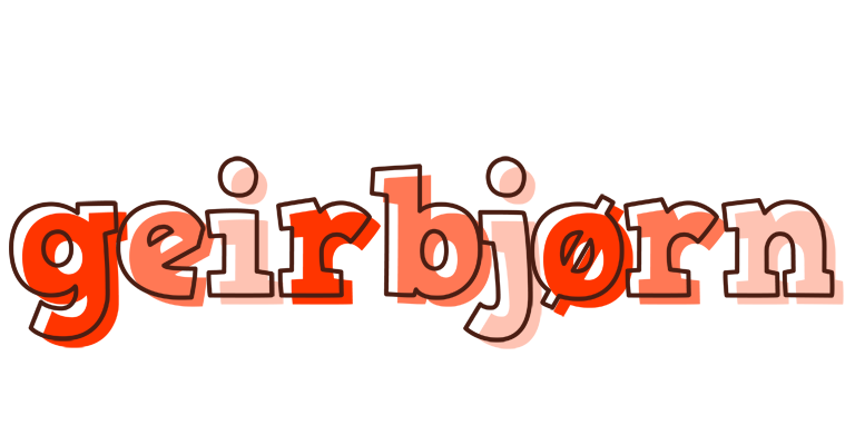 Geirbjørn paint logo