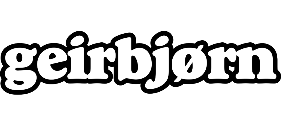 Geirbjørn panda logo