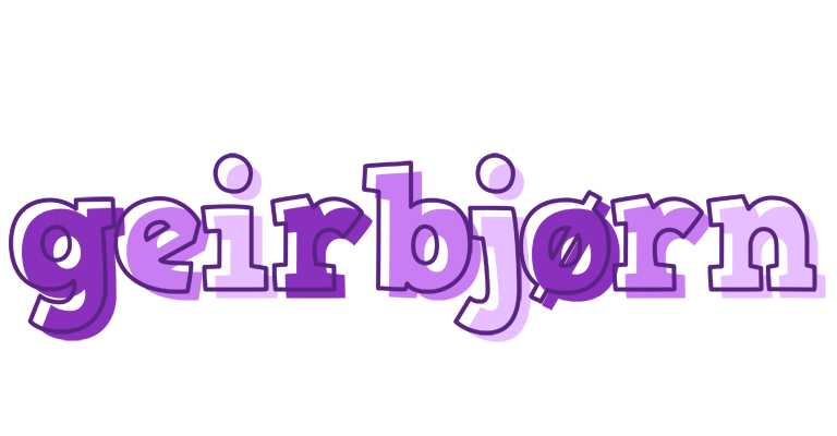 Geirbjørn sensual logo