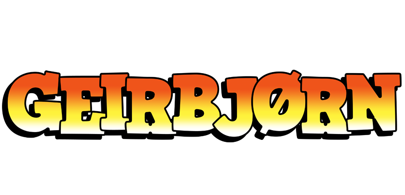 Geirbjørn sunset logo