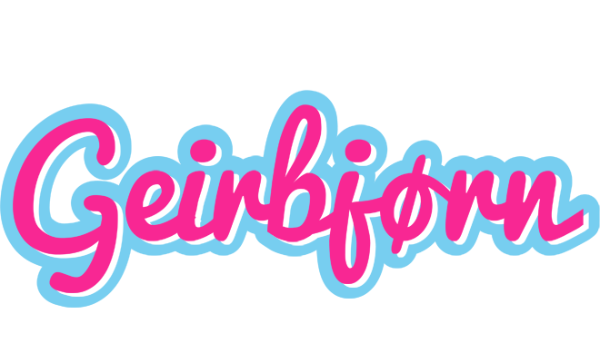 Geirbjørn popstar logo