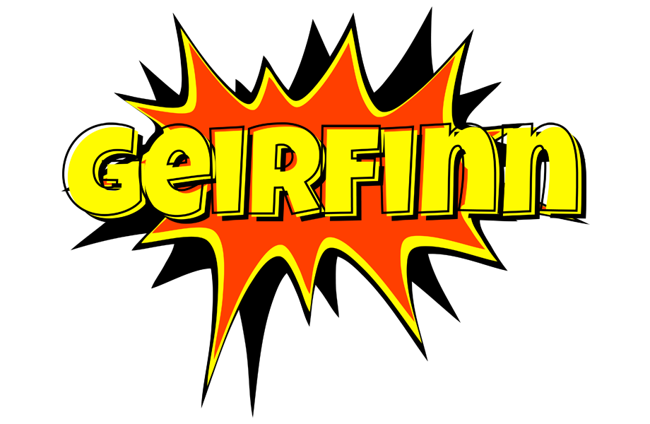 Geirfinn bazinga logo