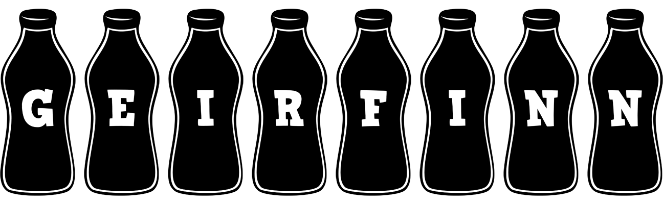 Geirfinn bottle logo