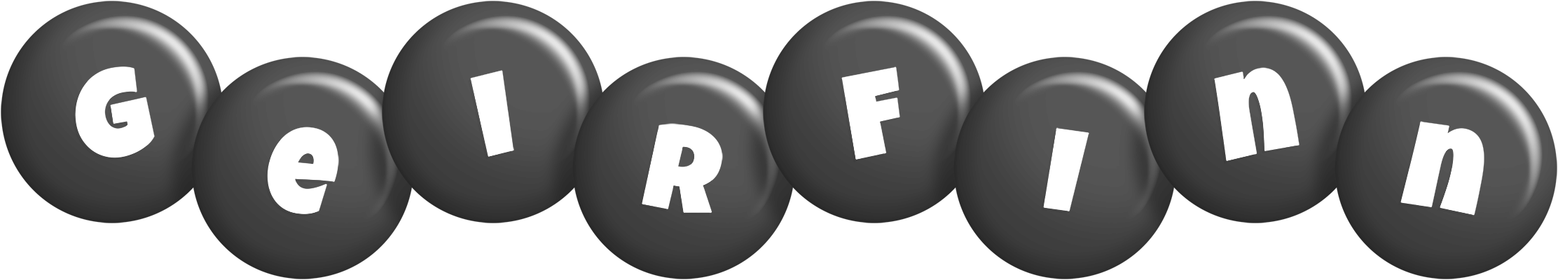 Geirfinn candy-black logo