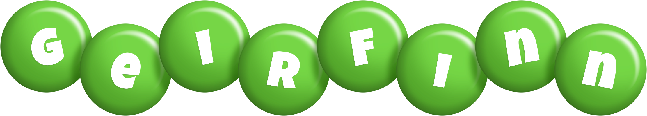 Geirfinn candy-green logo