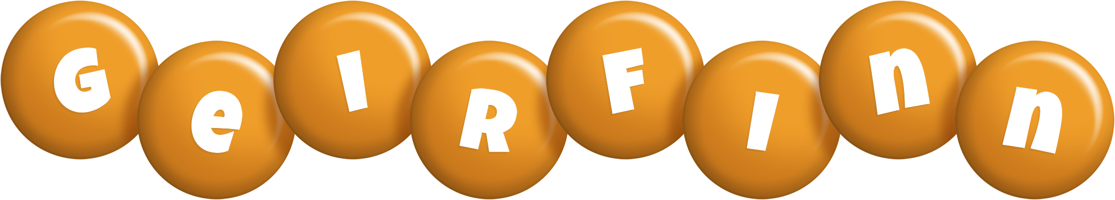 Geirfinn candy-orange logo