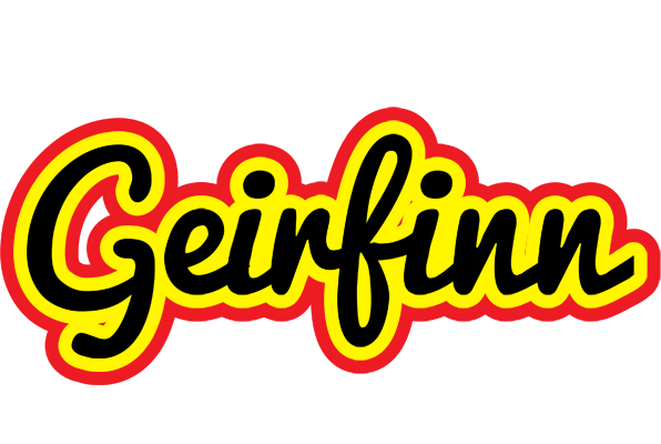 Geirfinn flaming logo