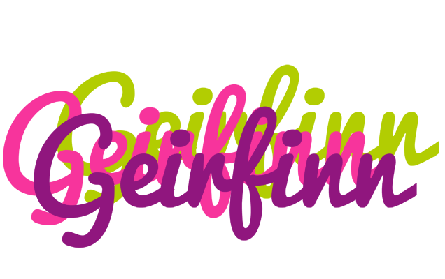 Geirfinn flowers logo