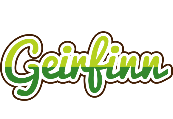 Geirfinn golfing logo