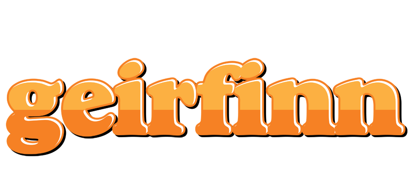 Geirfinn orange logo