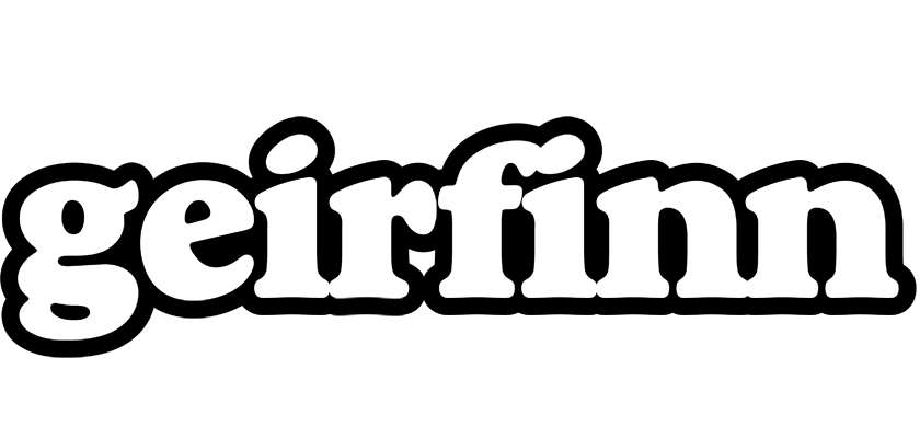Geirfinn panda logo