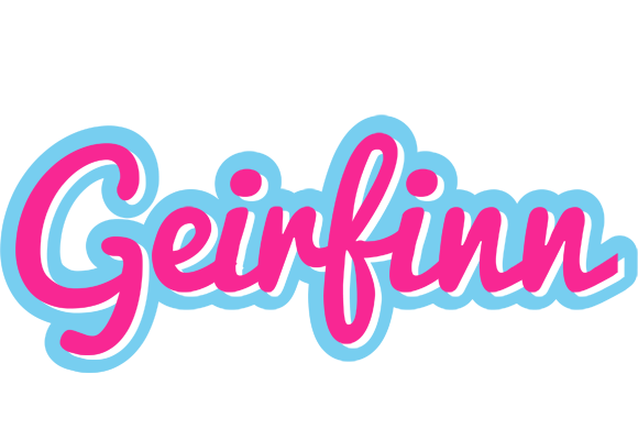 Geirfinn popstar logo