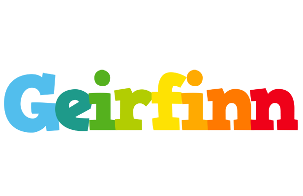 Geirfinn rainbows logo