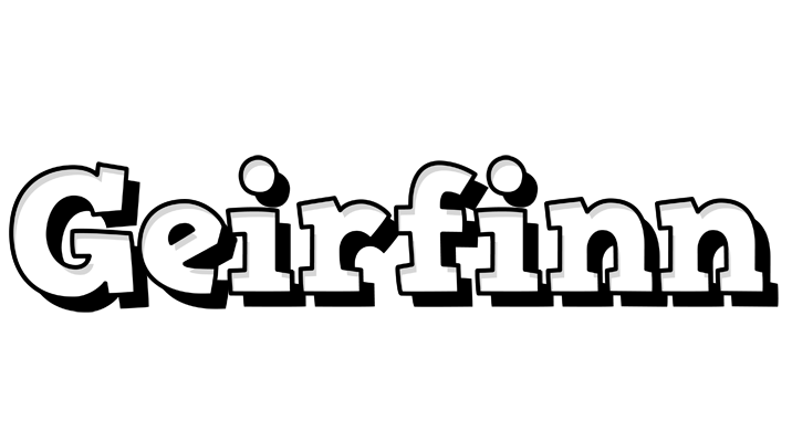 Geirfinn snowing logo