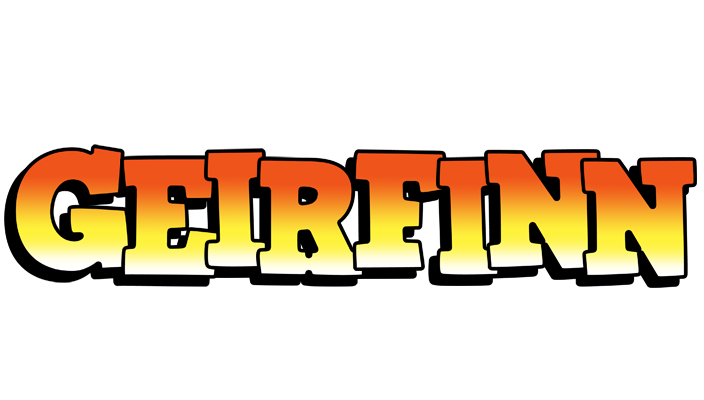 Geirfinn sunset logo
