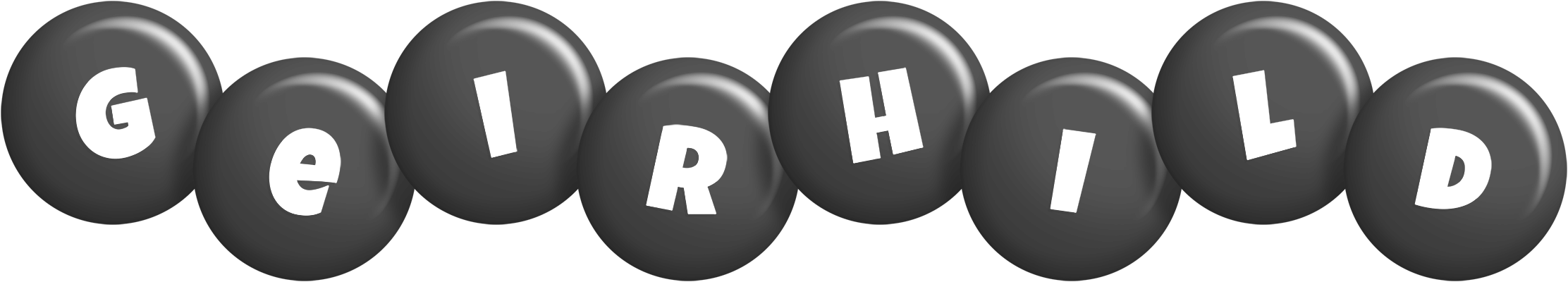 Geirhild candy-black logo