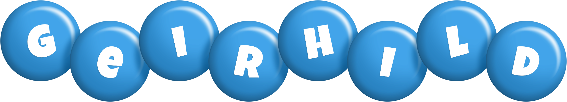 Geirhild candy-blue logo