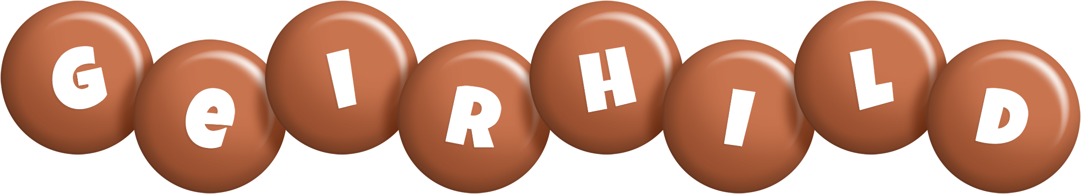 Geirhild candy-brown logo