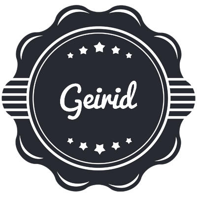 Geirid badge logo