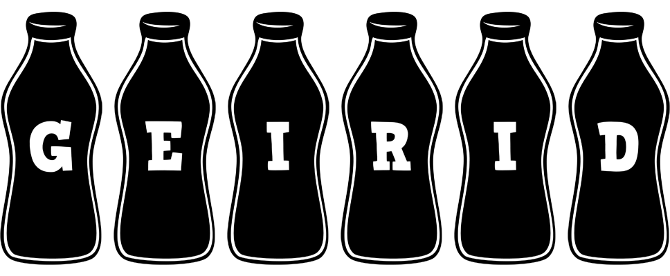 Geirid bottle logo
