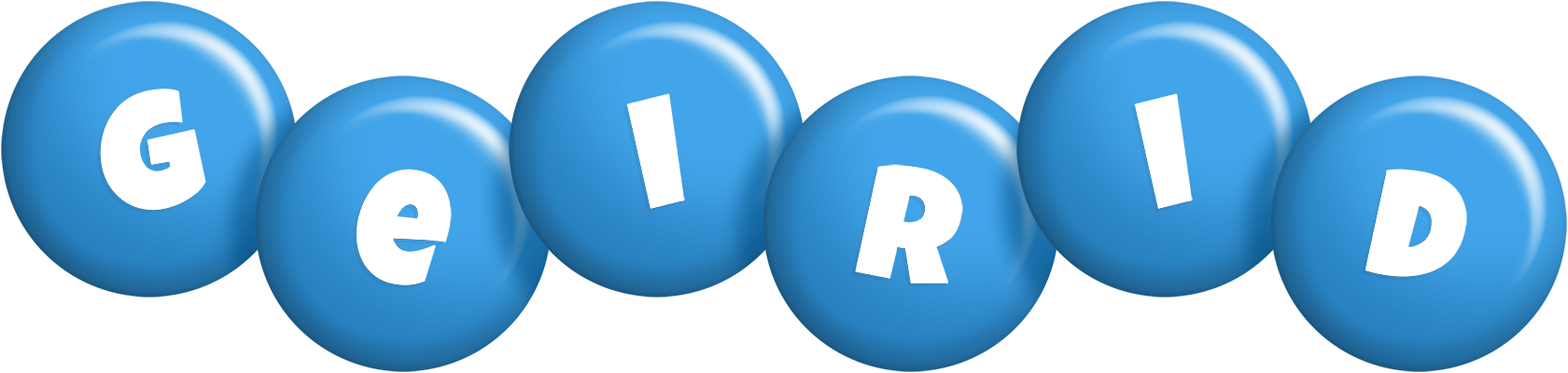 Geirid candy-blue logo