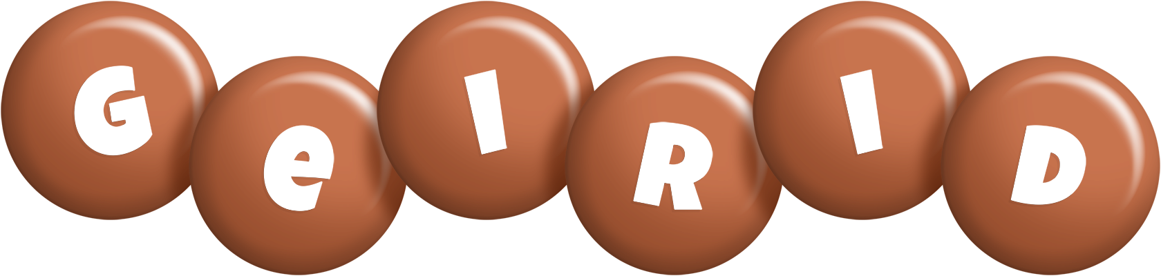 Geirid candy-brown logo