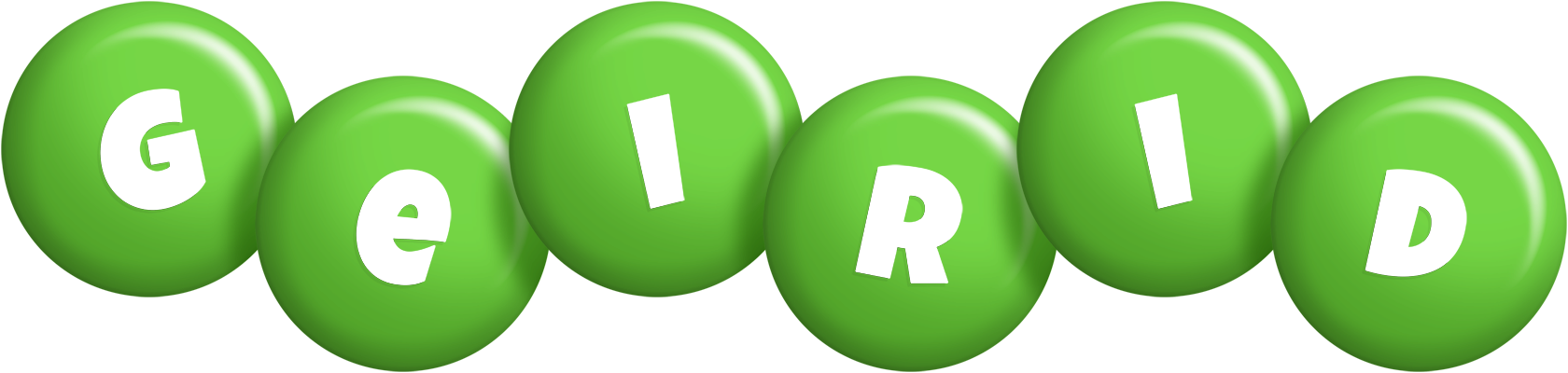 Geirid candy-green logo