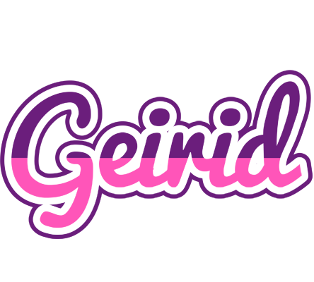 Geirid cheerful logo