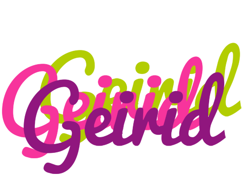Geirid flowers logo