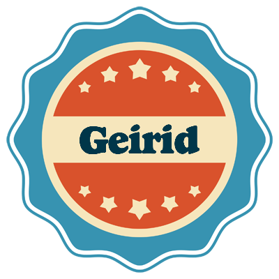 Geirid labels logo
