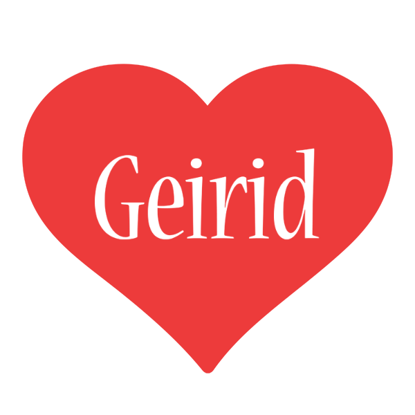 Geirid love logo