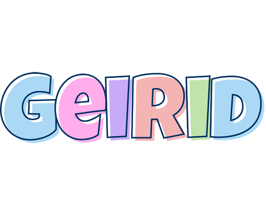 Geirid pastel logo