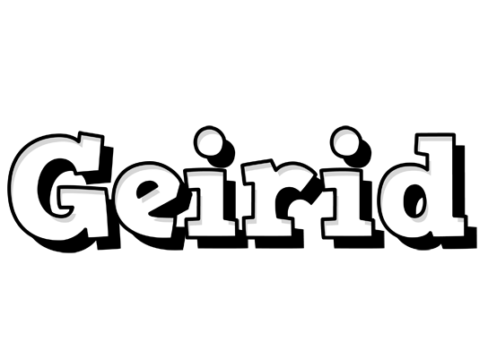 Geirid snowing logo
