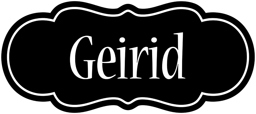 Geirid welcome logo