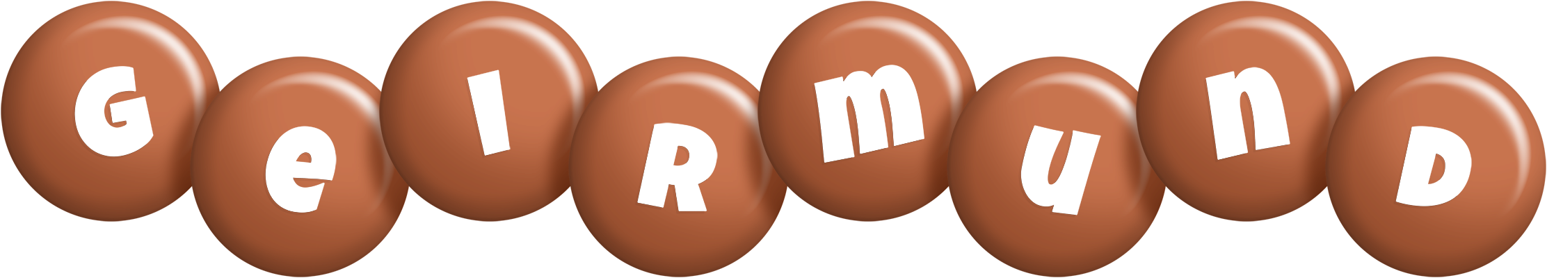 Geirmund candy-brown logo