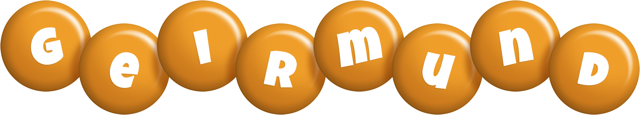 Geirmund candy-orange logo