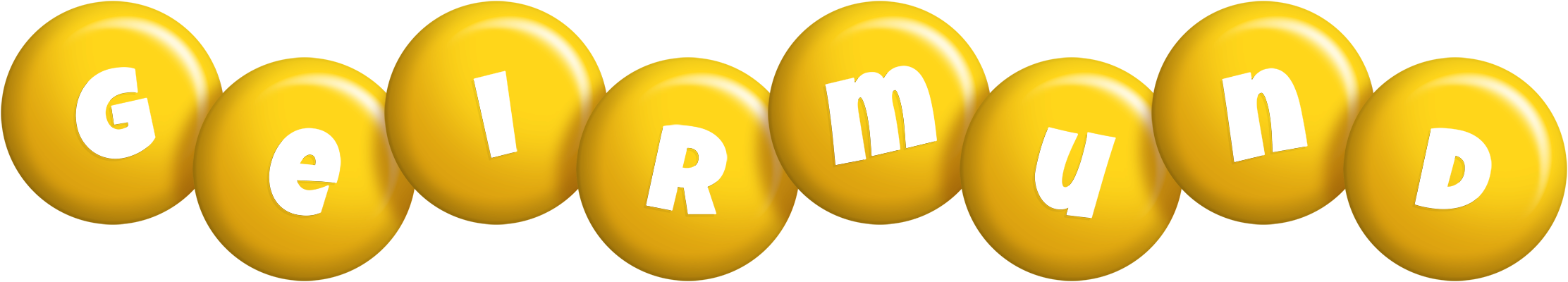 Geirmund candy-yellow logo