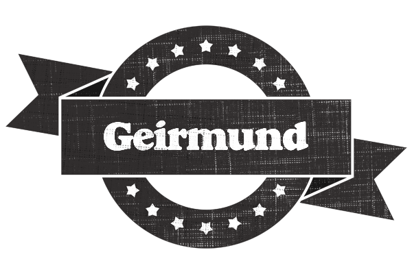 Geirmund grunge logo