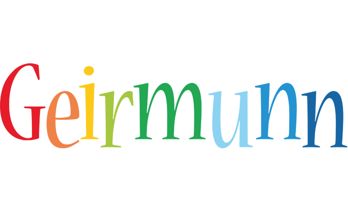Geirmunn birthday logo