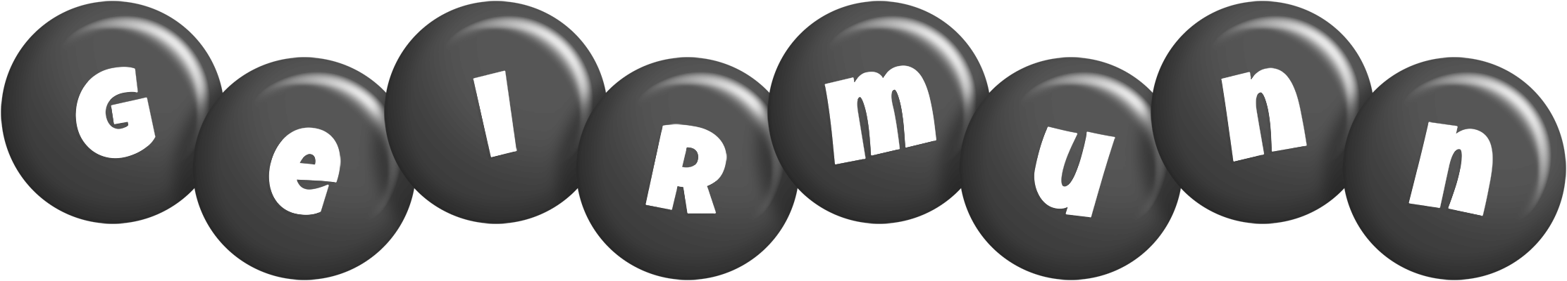 Geirmunn candy-black logo
