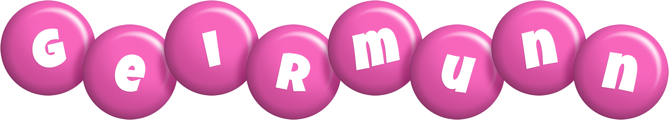 Geirmunn candy-pink logo