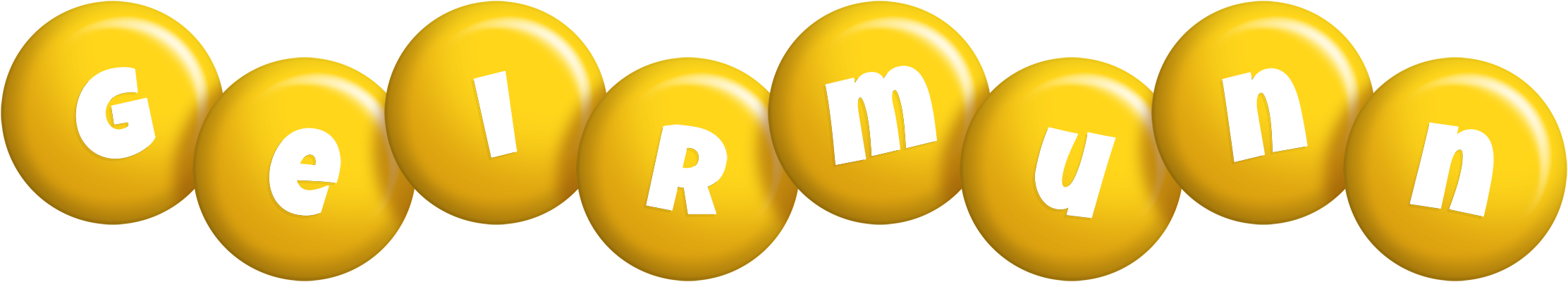 Geirmunn candy-yellow logo