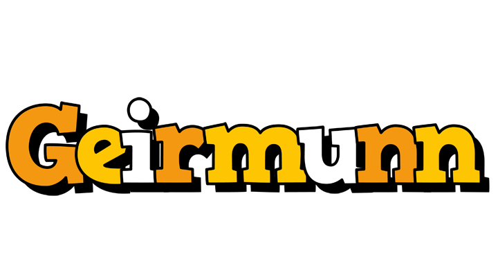 Geirmunn cartoon logo