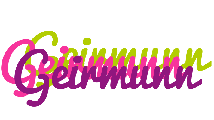 Geirmunn flowers logo