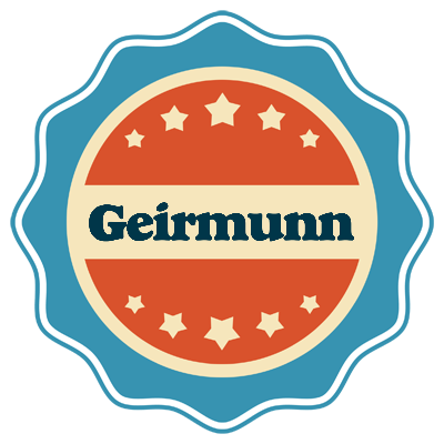 Geirmunn labels logo