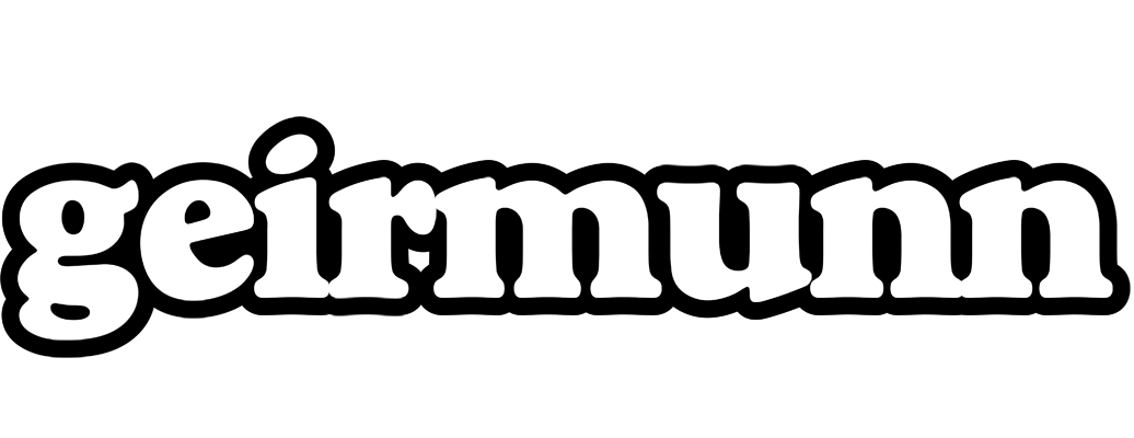 Geirmunn panda logo