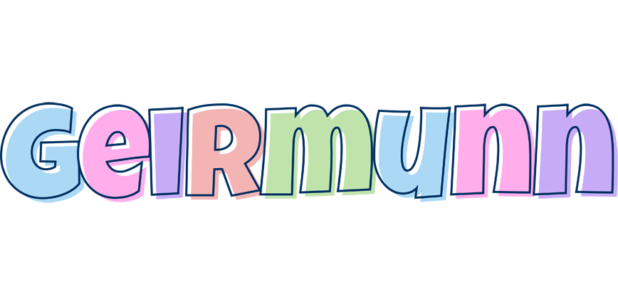 Geirmunn pastel logo